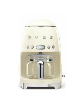 Cafetera de Goteo Smeg DCF02CREU 1050 W Retro Gris Crema