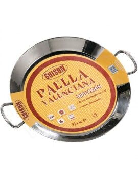 Paellera Guison INDUCCION Acero Inoxidable 18/10 Ø 40 cm Plateado