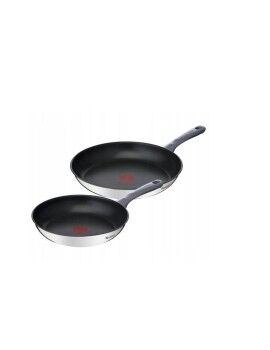 Sartén Tefal G7132S55 Negro Acero Acero Inoxidable Ø 24 cm Ø 28 cm