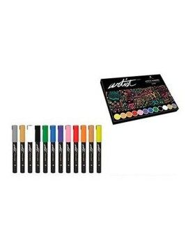 Conjunto de Canetas de Feltro Alex Bog Artist Multicolor 4,5 mm 12 Peças