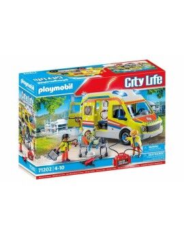 Playset Playmobil 71202 City Life Ambulance 67 Peças