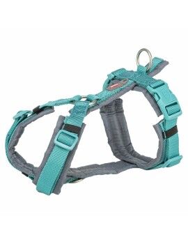 Arnês para Cães Trixie Premium Trekking Grafite Azul Claro L