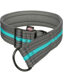 Coleira de Treino para Cães Trixie Fusion Grafite Azul Océano M S/M 28-38 cm