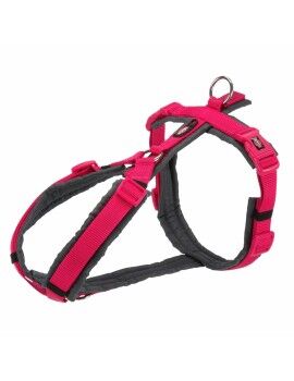 Arnês para Cães Trixie Premium Trekking Grafite Fúcsia XS/S