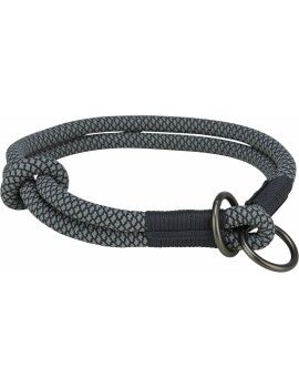 Coleira de Treino para Cães Trixie Soft Rope Preto Cinzento L/XL 55 cm