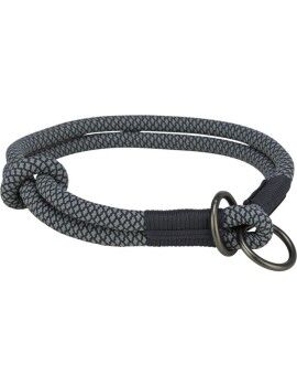 Collar de Adiestramiento para Perros Trixie Soft Rope Negro Gris M 45 cm