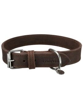 Collar para Perro Trixie Rustic Marrón oscuro L 48-56 cm