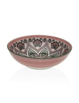 Saladeira Versa Cor de Rosa Cerâmica Porcelana 22,5 x 9 x 22,5 cm