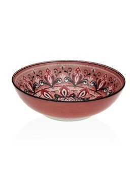 Saladeira Versa Vermelho Cerâmica Porcelana 22,5 x 9 x 22,5 cm