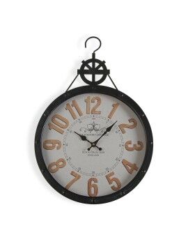 Reloj de Pared Versa Metal 61,5 x 7 x 40,5 cm