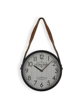 Reloj de Pared Versa Les Deux Magots Metal 6 x 35 x 35 cm