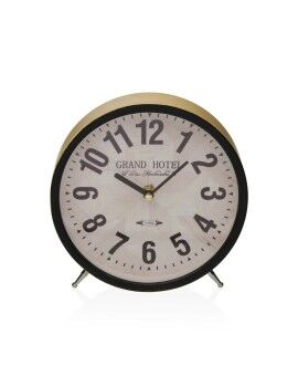 Reloj de Mesa Versa Grand Hotel Metal 4,5 x 18,5 x 18,5 cm