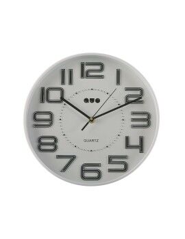 Reloj de Pared Versa Blanco Polipropileno 3,7 x 30 x 30 cm