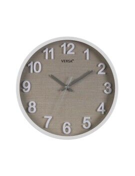 Reloj de Pared Versa Blanco Plástico 4,5 x 30 x 30 cm