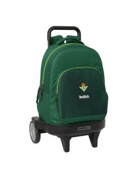 Mochila Escolar com Rodas Real Betis Balompié Verde 33 x 45 x 22 cm