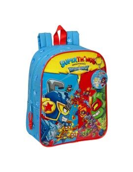 Mochila Escolar SuperThings Rescue force Azul 22 x 27 x 10 cm