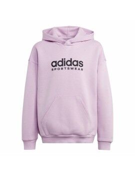 Camisola com Capuz Menina Adidas All Szn Hd Cor de Rosa