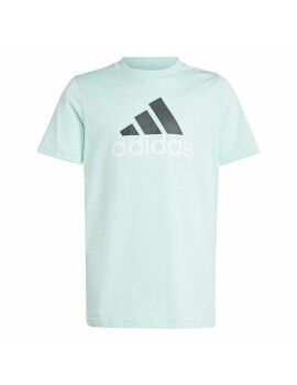 Camisola de Manga Curta Infantil Adidas U Bl 2 Água-marinha