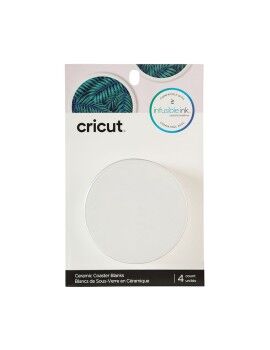 Posavasos Personalizable para Plotter de corte Cricut Ceramic Blanco (4 Unidades)