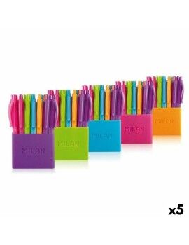 Set de Bolígrafos Milan P1 Touch Multicolor 1 mm (5 Unidades)