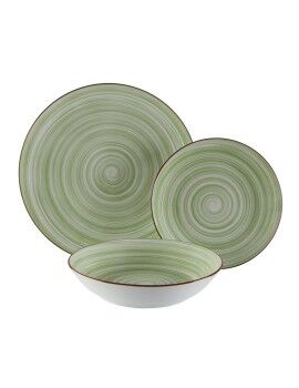 Vajilla Versa Artesia 18 Piezas Verde Porcelana