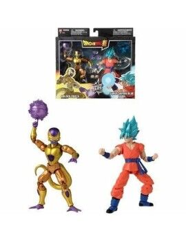 Figuras de Acción Dragon Ball Super Dragon Stars: Golden Frieza vs Super Saiyan Blue Goku 17 cm