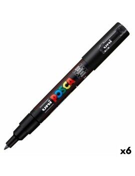 Rotulador POSCA PC-1M Preto (6 Unidades)