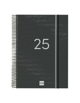 Agenda Finocam YEAR Negro A4 21 x 29,7 cm 2025