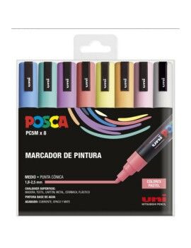 Mala de Cabine POSCA 182634810 Multicolor 8 Peças