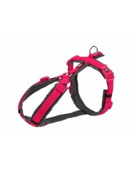 Arnês para Cães Trixie Trekking New Premium Grafite Fúcsia S/M