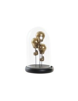 Figura Decorativa DKD Home Decor Preto Dourado 14 x 14 x 22 cm