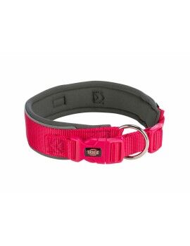 Collar para Perro Trixie Premium Grafito Fucsia M/L 40-48 cm