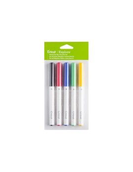 Rotulador de Punta Extrafina para Plotter de corte Cricut Maker Multicolor (5 Piezas)