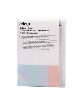 Cartões de recorte para plotter de corte Cricut R40 Pastel (12 Unidades)