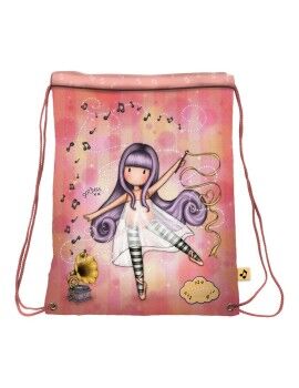 Bolsa Mochila con Cuerdas Little Dancer Gorjuss Little dancer 34 x 45 x 1 cm Salmón