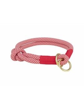 Coleira de Treino para Cães Trixie Soft Rope Vermelho Creme XS 25 cm