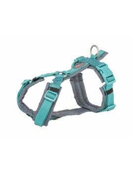 Arnês para Cães Trixie Premium Trekking Grafite Azul Claro XL