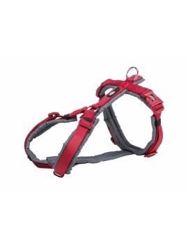 Arnês para Animais Domésticos Trixie Trekking Vermelho Grafite L