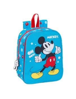 Mochila Infantil Mickey Mouse Clubhouse Fantastic Azul Vermelho 22 x 27 x 10 cm