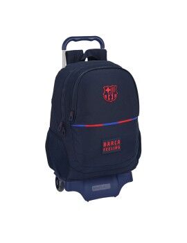 Mochila Escolar com Rodas F.C. Barcelona (32 x 44 x 16 cm)