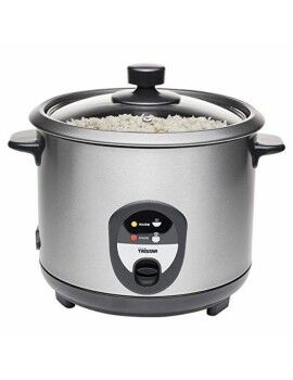 Panela de Arroz Tristar RK-6127 Cinzento Preto/Prateado Prateado Aço inoxidável 500 W