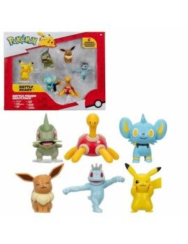 Conjunto de Figuras Pokémon JW3614 5 cm 6 Peças