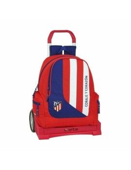 Mochila Escolar com Rodas Evolution Atlético Madrid Neptuno