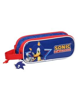 Malas para tudo duplas Sonic Let's roll Azul Marinho 21 x 8 x 6 cm