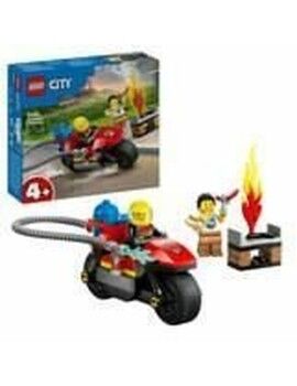 Playset Lego 60410 Fire Rescue Motorcycle 57 Peças