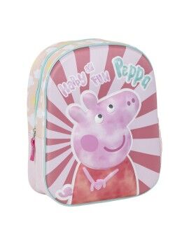 Mochila Escolar Peppa Pig Cor de Rosa 25 x 31 x 10 cm