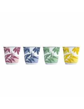 Conjunto de Chávenas de Café Bialetti Primavera Cores sortidas Porcelana 90 ml 4 Peças