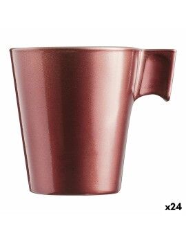 Caneca Luminarc Flashy Vermelho 80 ml Vidro (24 Unidades)