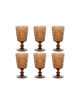 Set de Copas Home ESPRIT Cristal 8,5 x 8,5 x 16,3 cm (6 Unidades)