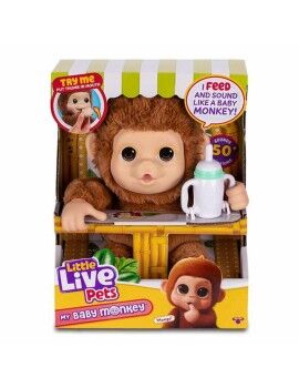 Animal de Estimação Interativo Famosa My Baby Monkey Little Live Pets